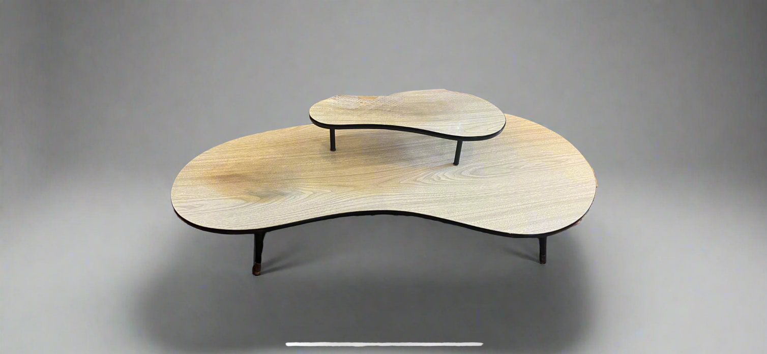 MCM Boomerang Coffee And End Table Set