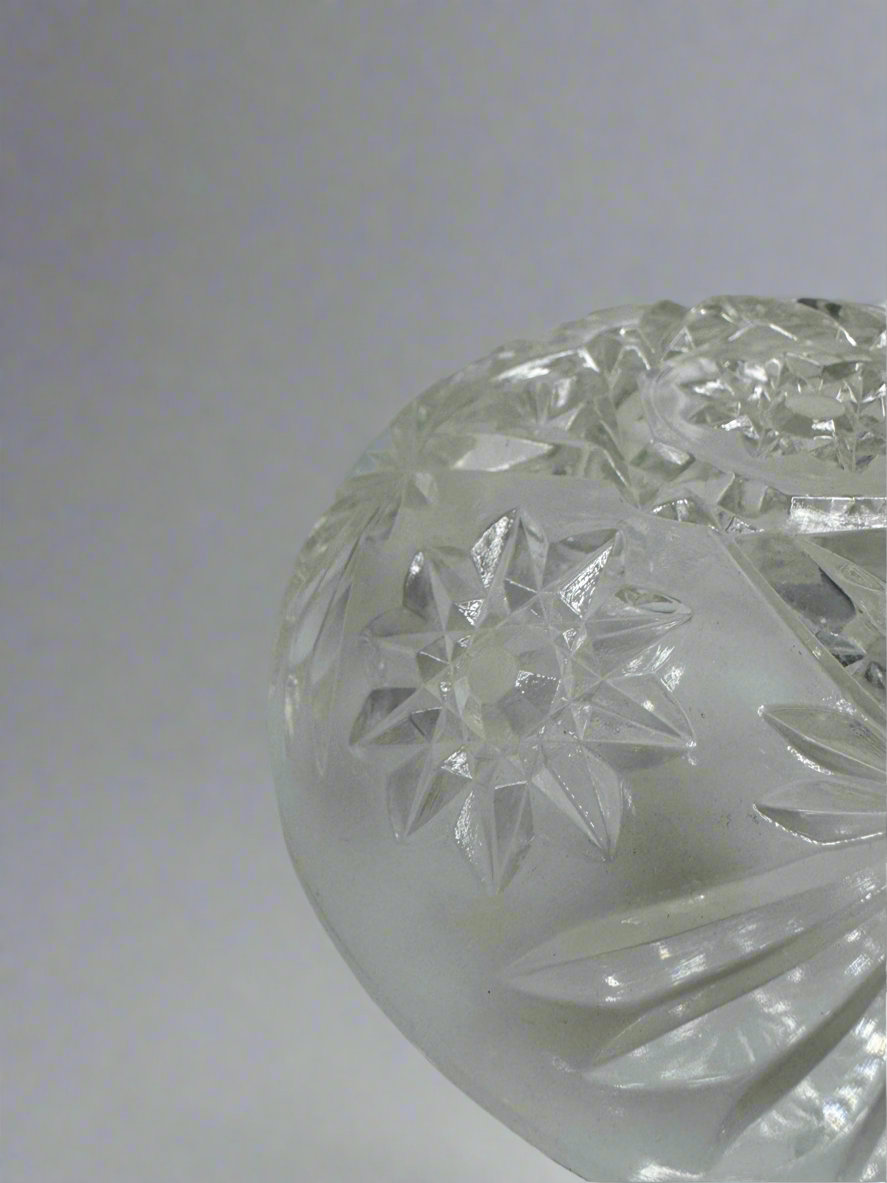 Cut Glass Style Pressed Bowl