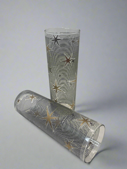 Libby Gold Atomic Tall Tumblers (Set of 4)