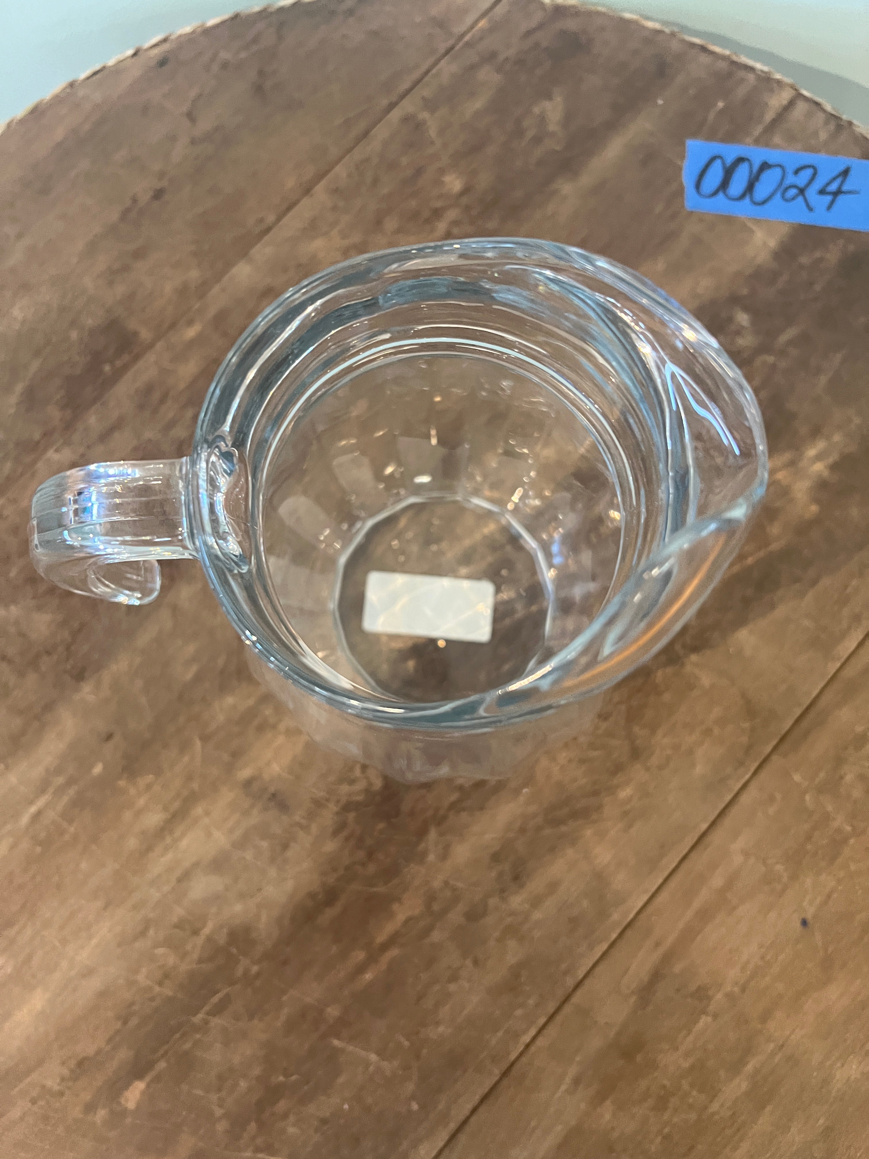 Clear Glass Pitcher