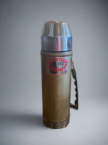 Uno-Vac Stainless Steel Vintage Thermos