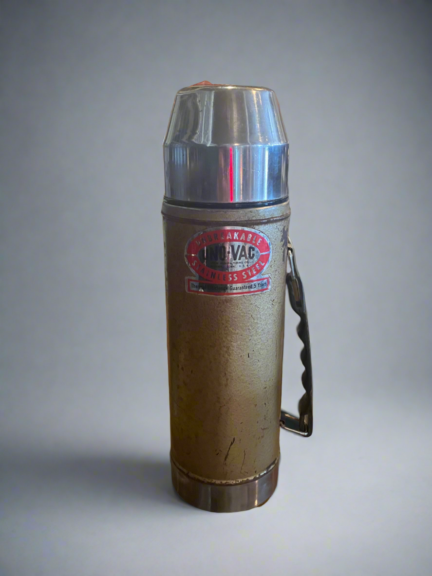 Uno-Vac Stainless Steel Vintage Thermos