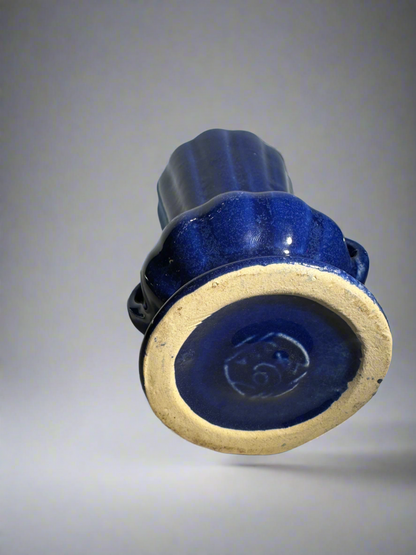 Blue McCoy Pottery Vase