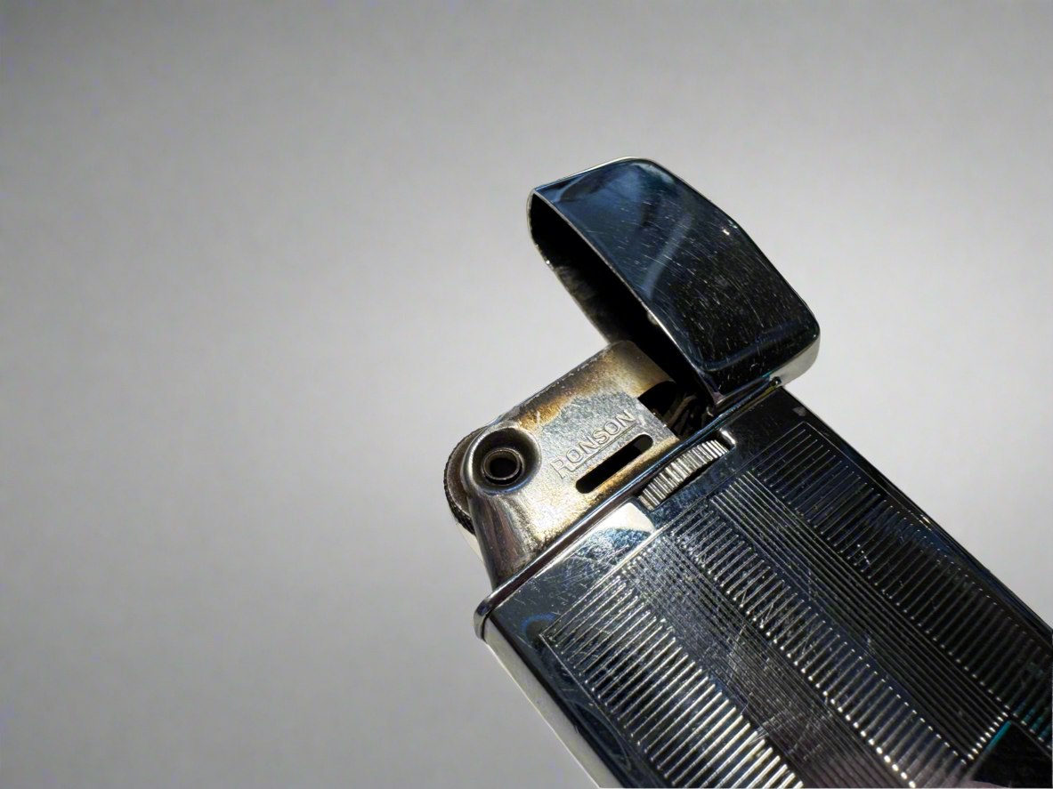 Ronson German Silver Toned Lighter