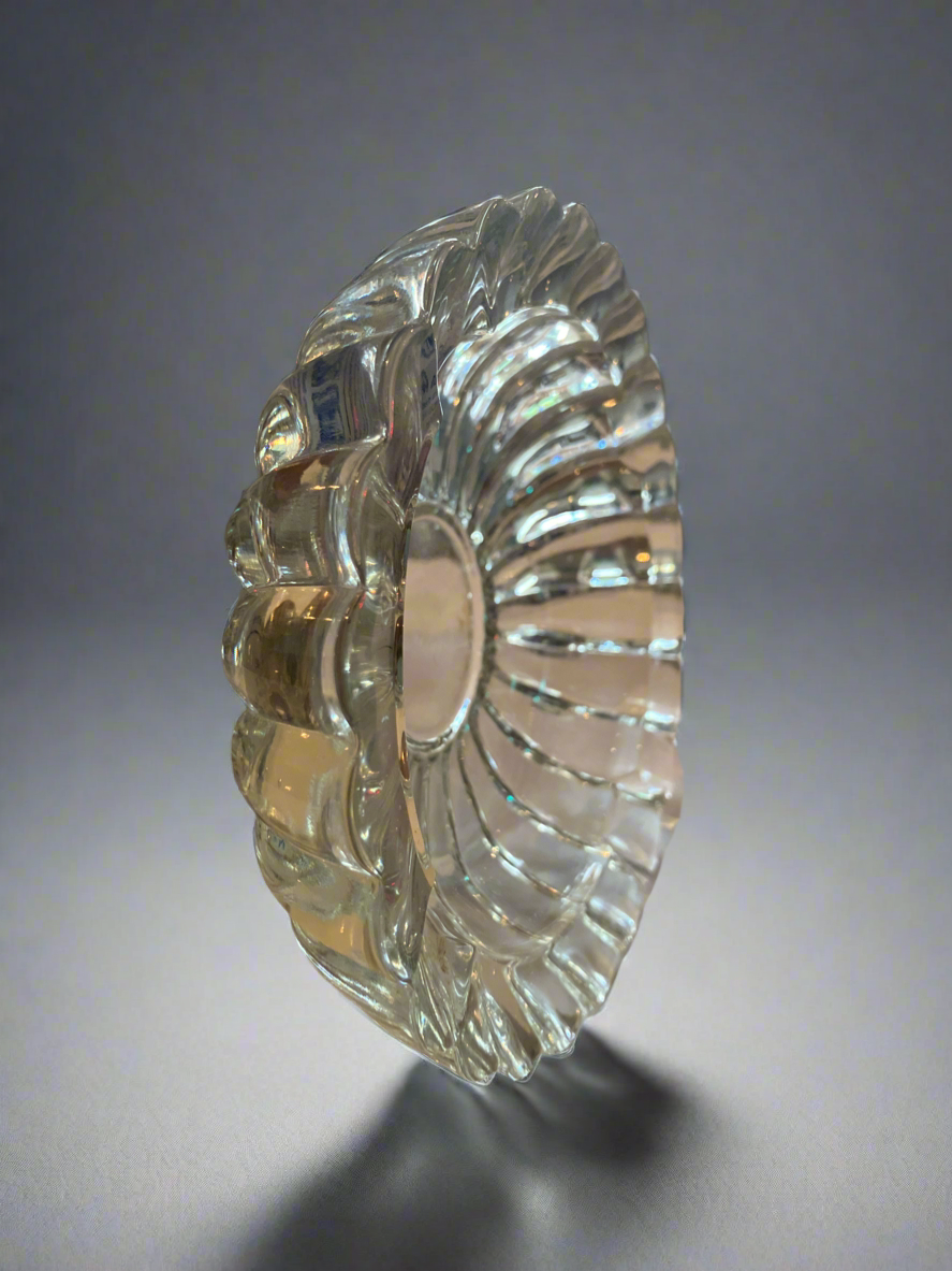 Vintage Pressed Glass Ashtray