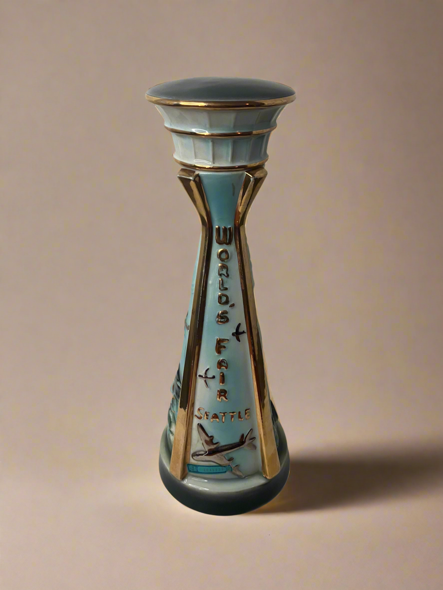 1962 Jim Beam Seattle Worlds Fair Space Needle Decanter