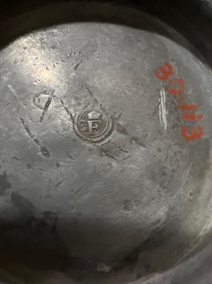 Vintage Black Metal Bowl