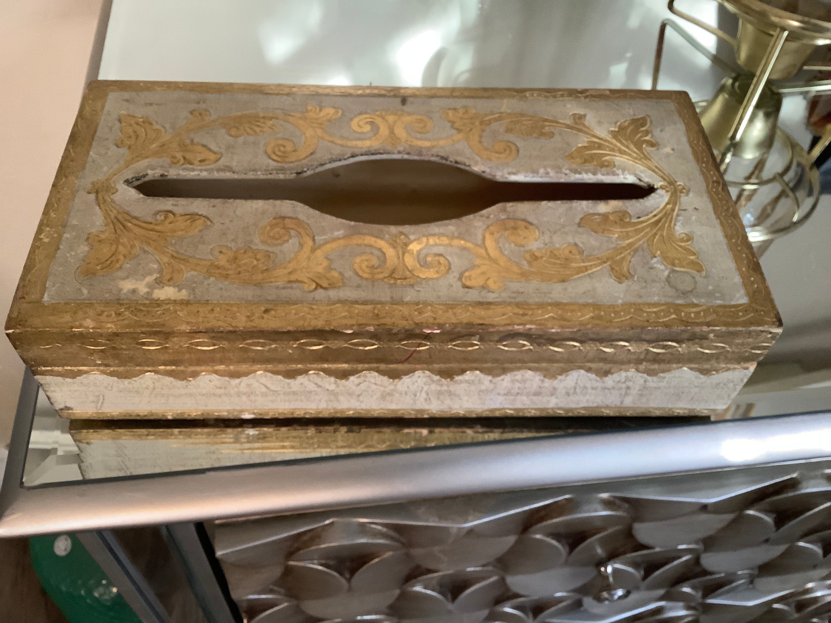 Italian tissue box