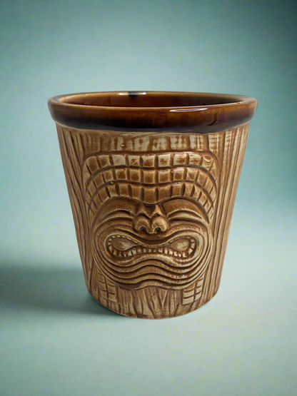 Vintage Ceramic Tiki Cup