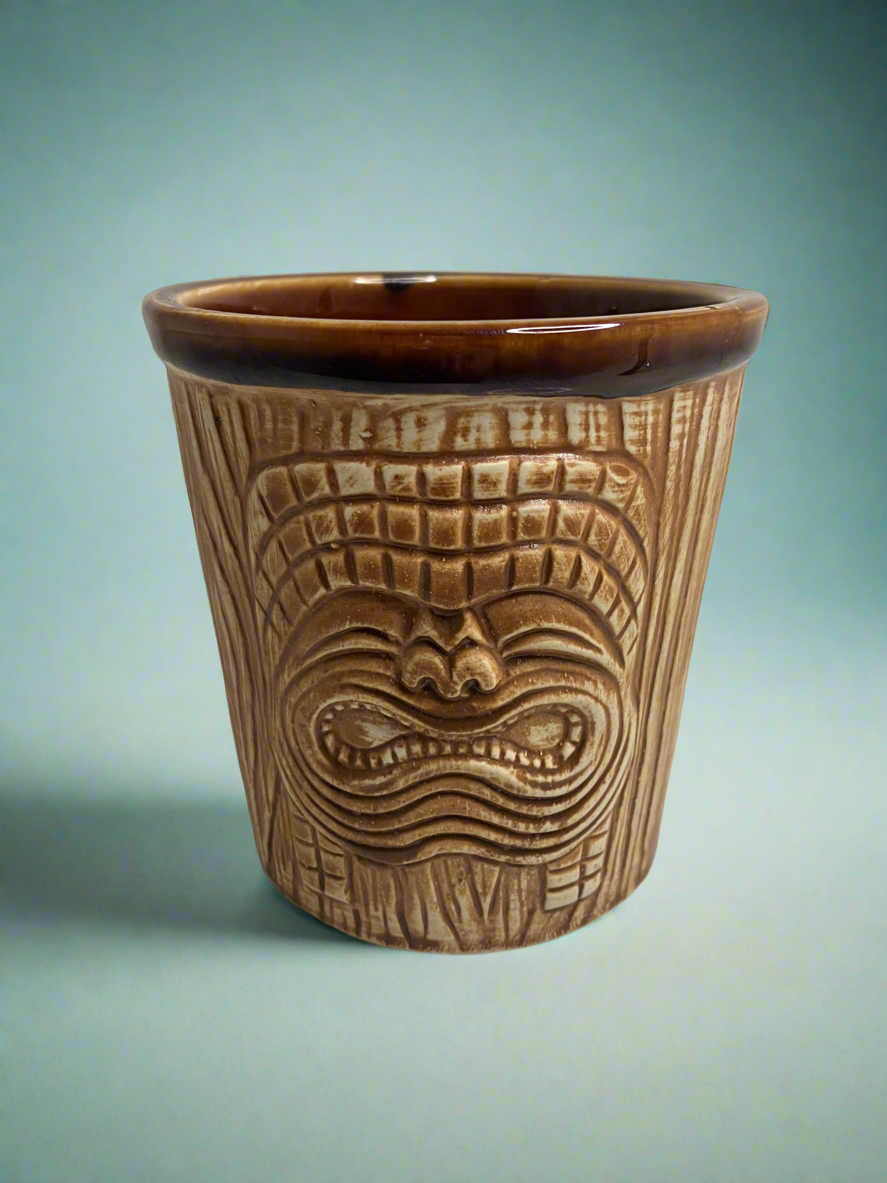 Vintage Ceramic Tiki Cup