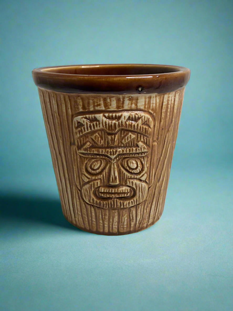 Vintage Ceramic Tiki Cup