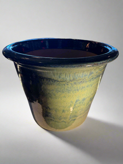 Rialto Elsa Green Glazed Planter