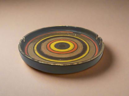 Vintage Circular Studio MCM Pottery Ashtray