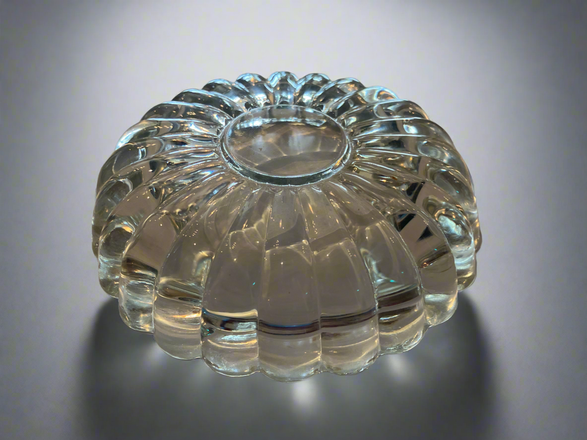 Vintage Pressed Glass Ashtray