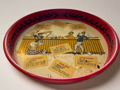 Metal Cocktail Bar Tray