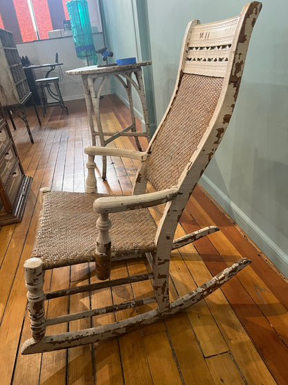 Vintage Wicker Rocker