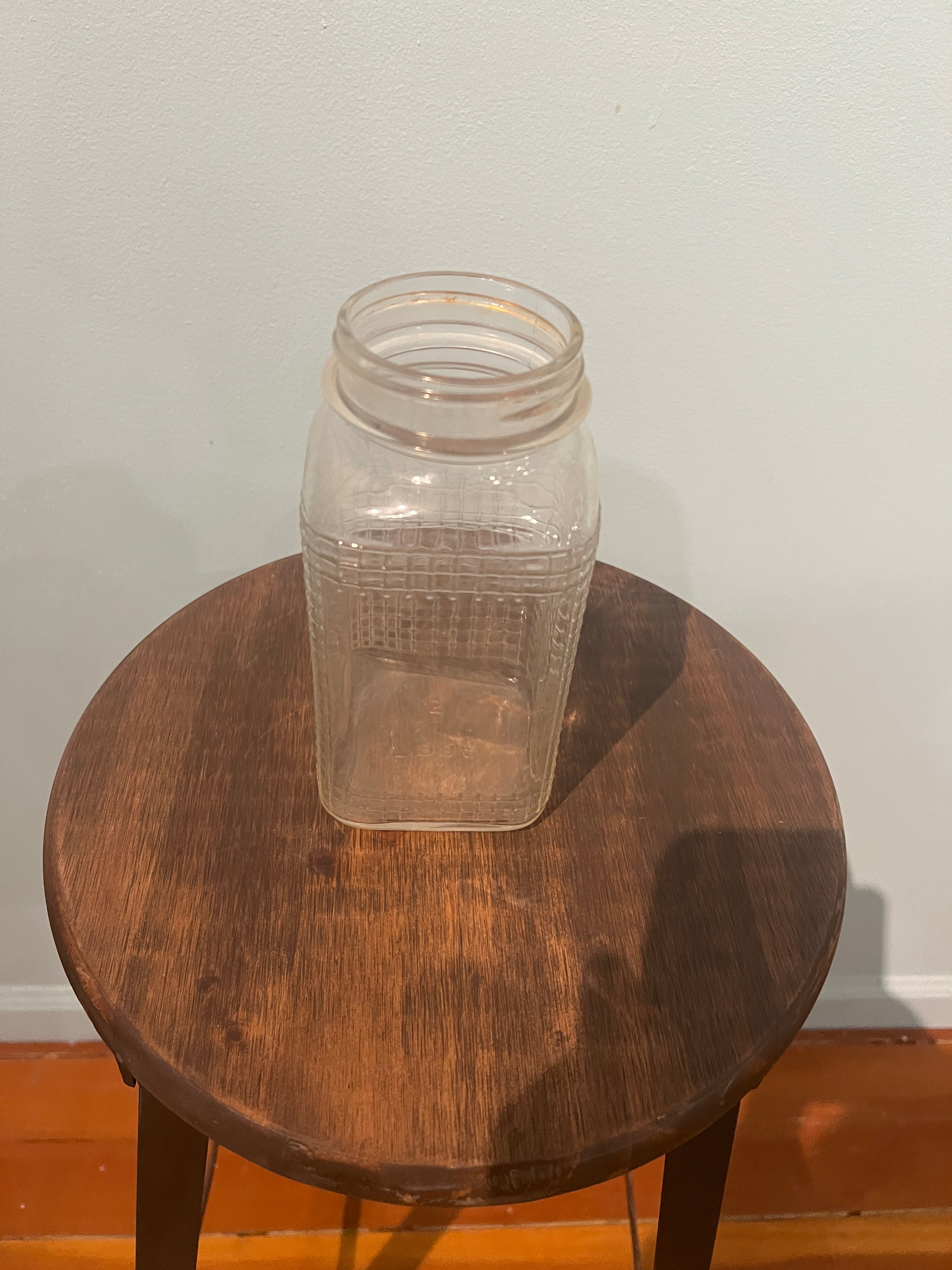 Square Glass Jar