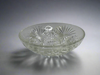 Cut Glass Style Pressed Bowl