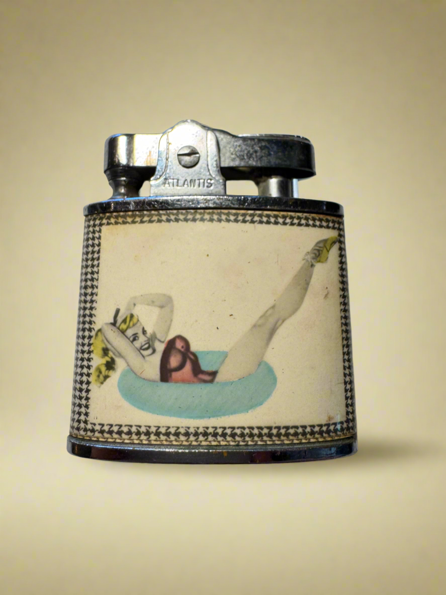 Mid Century Japanese Pin Up Atlantis Lighter
