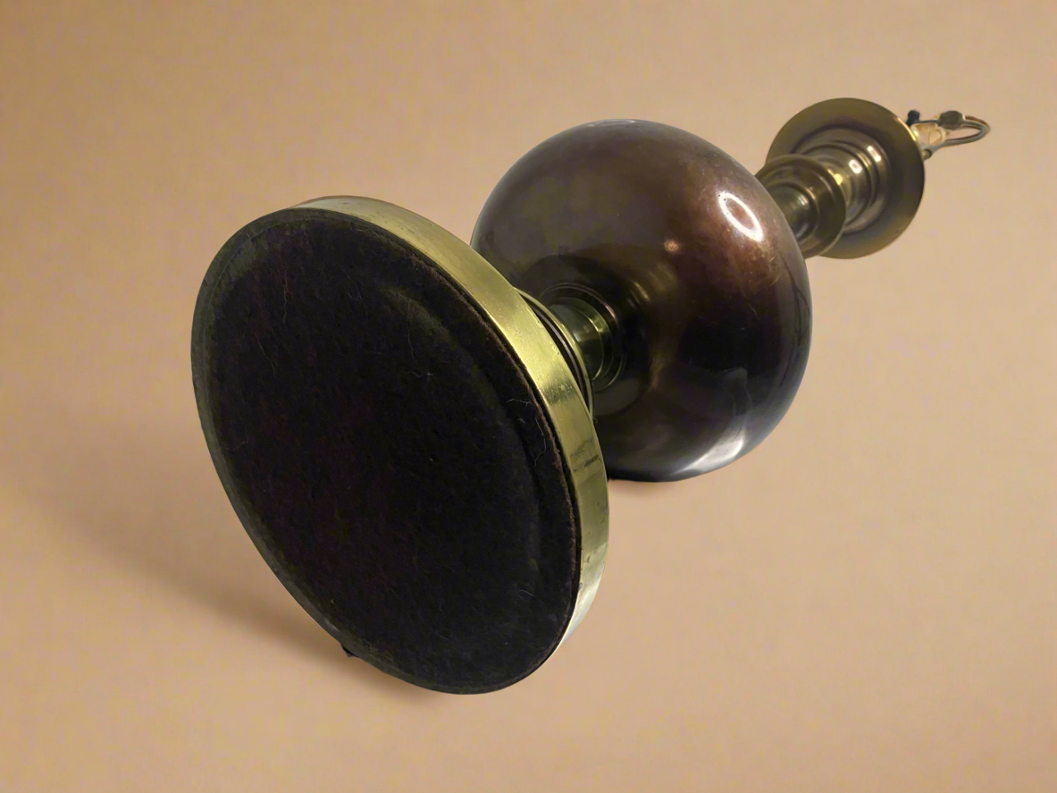 Vintage Brass Candlestick Style Table Lamp