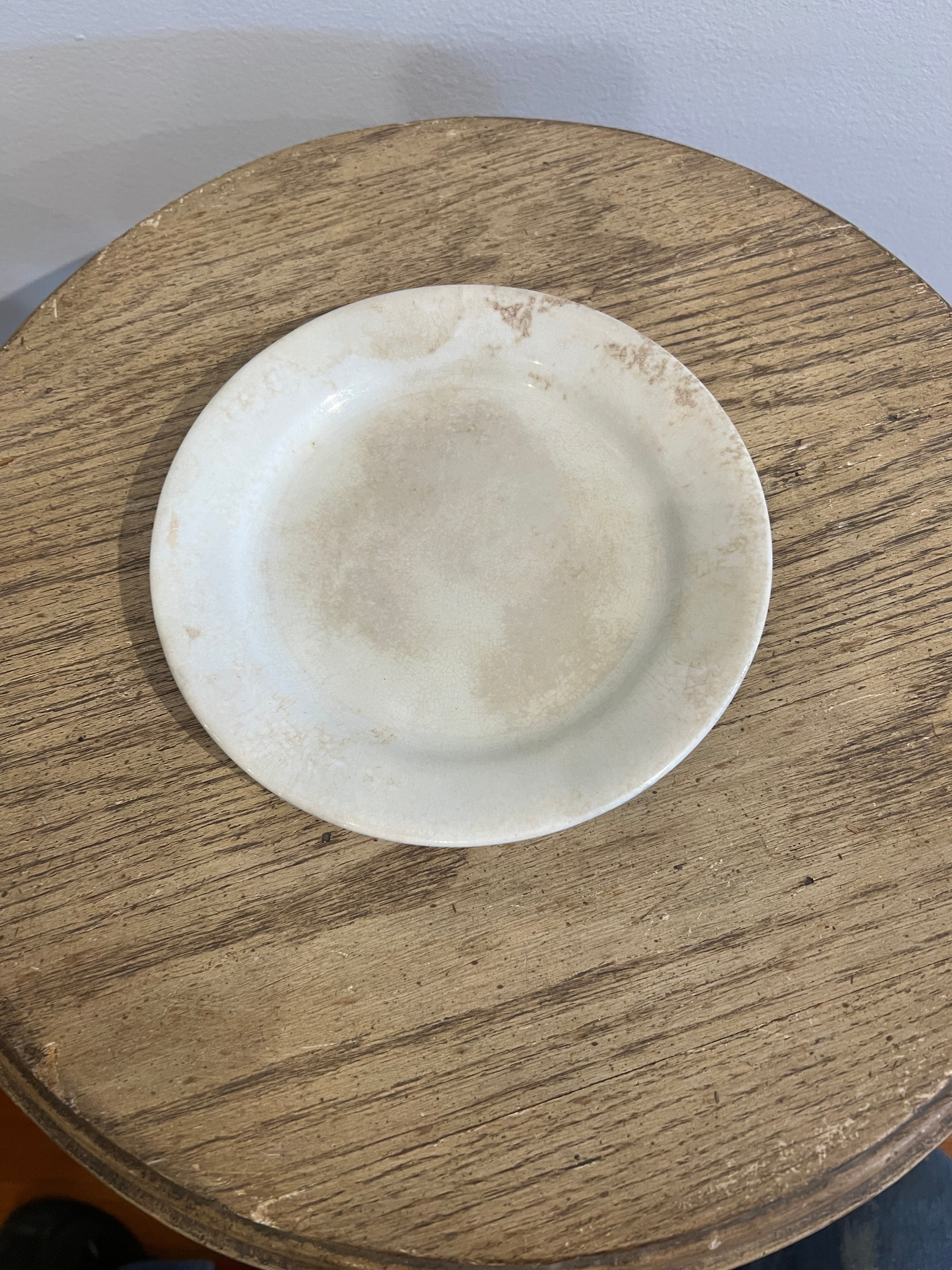 Farmhouse Ironstone Plate