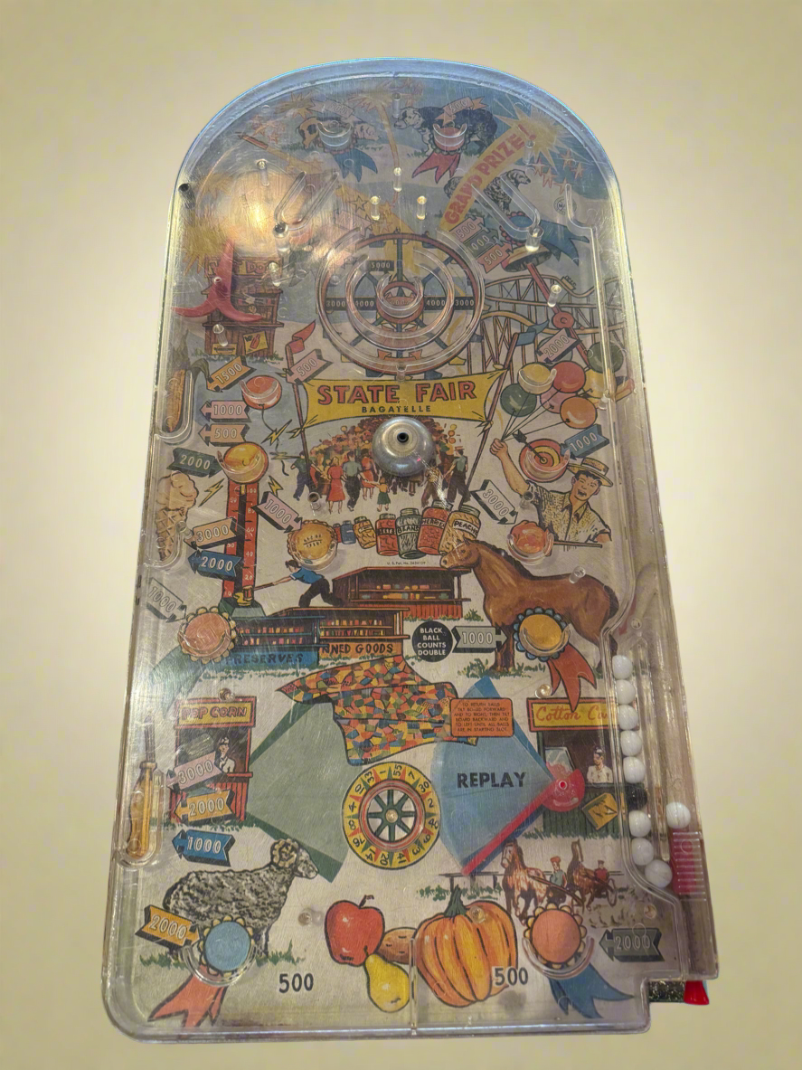 Bagatelle Style Tabletop Pinball