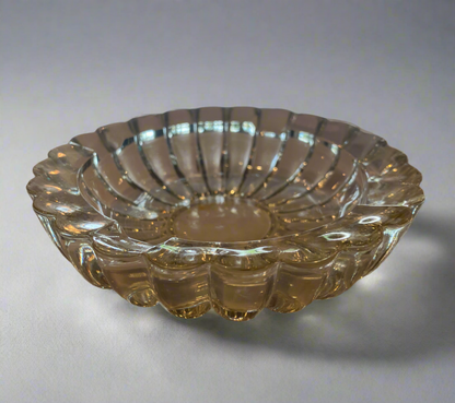 Vintage Pressed Glass Ashtray