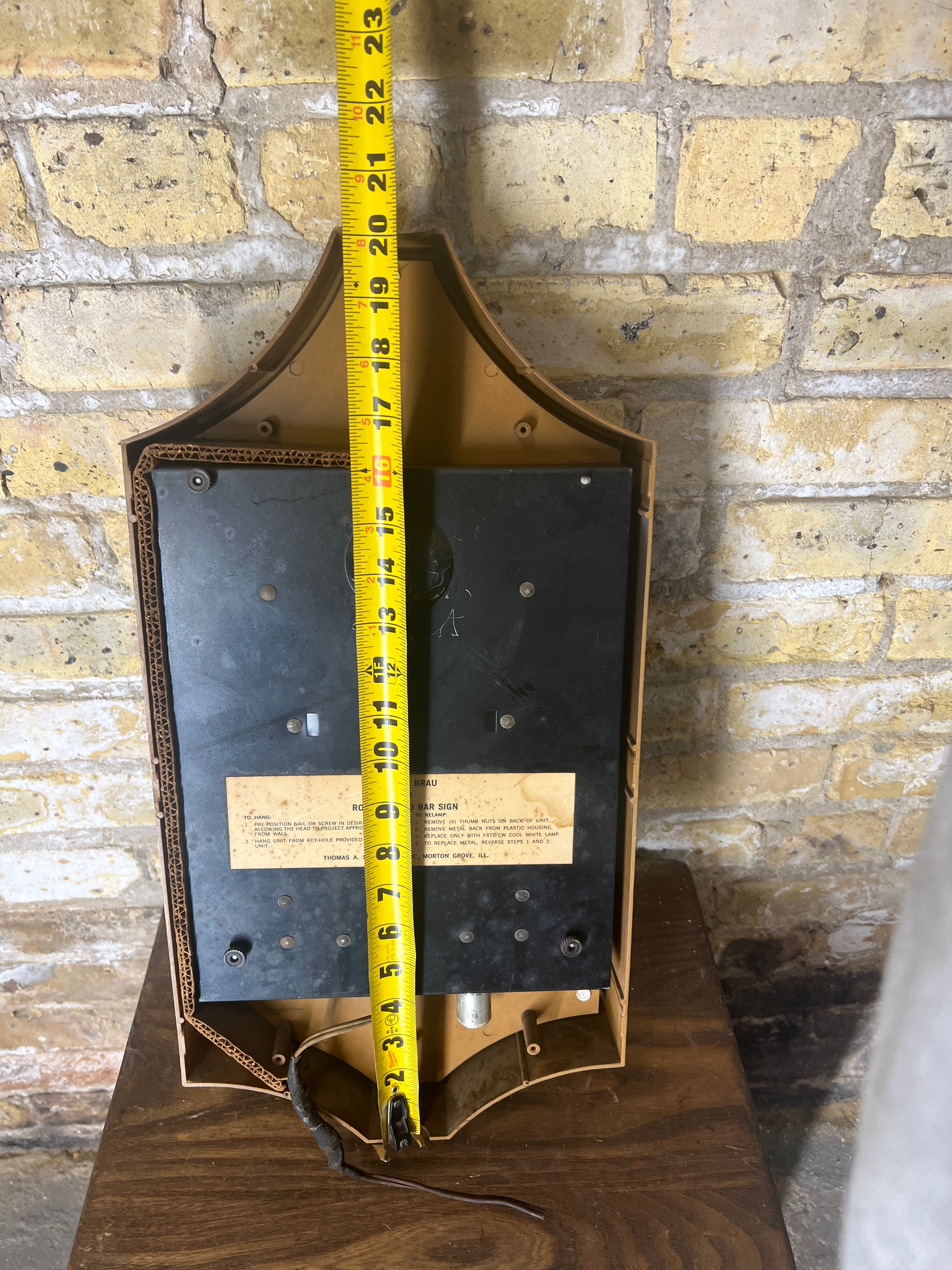 Vintage Meister Brau Beer "We've been Expecting You" Bar Light