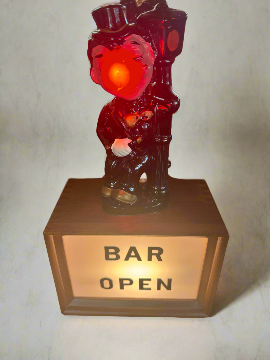 Victorian Lamp Post Bar Sign