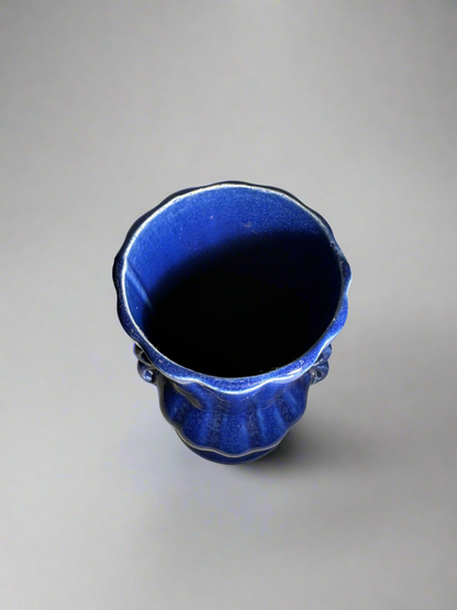Blue McCoy Pottery Vase