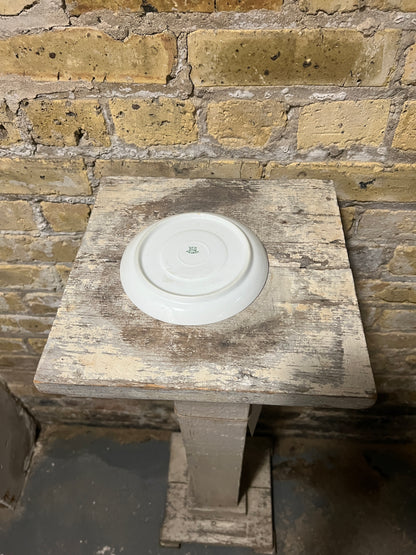 French White Porcelain Plate