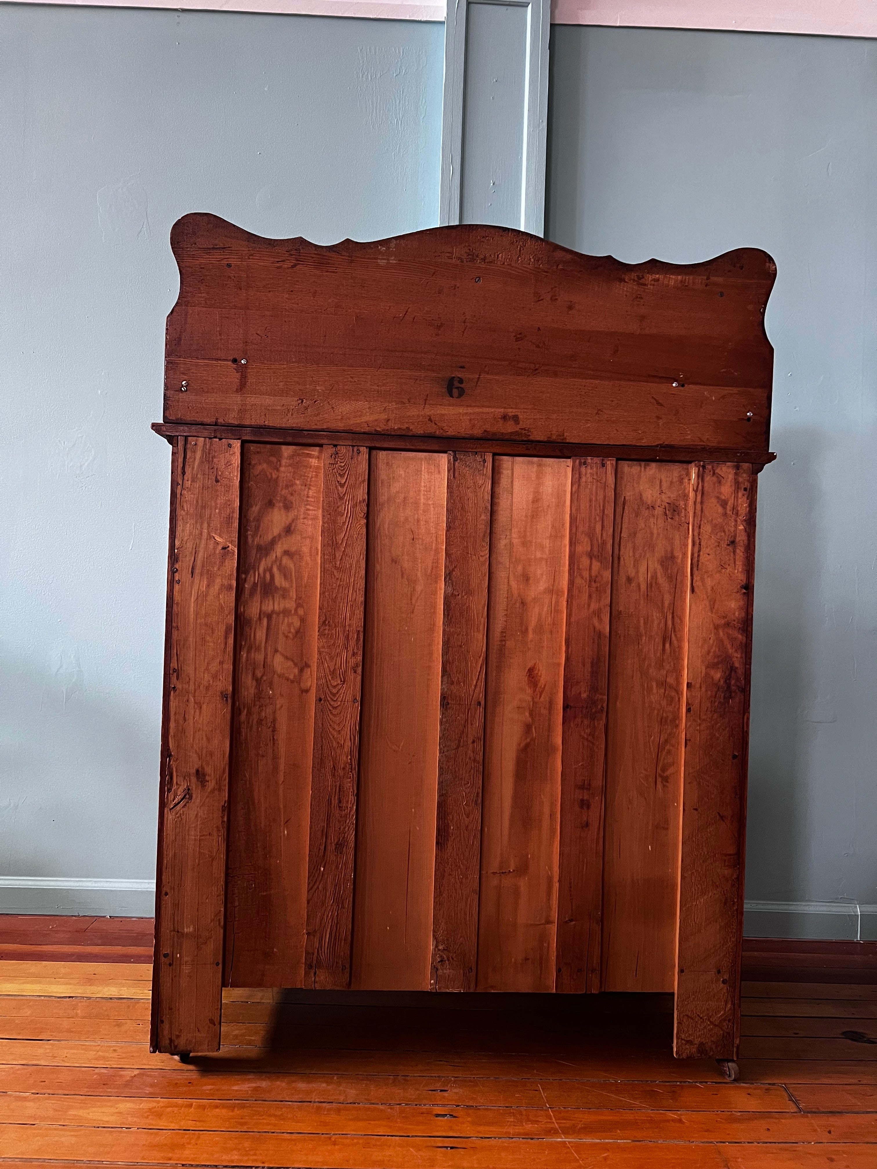 Tall Vintage Oak Dresser