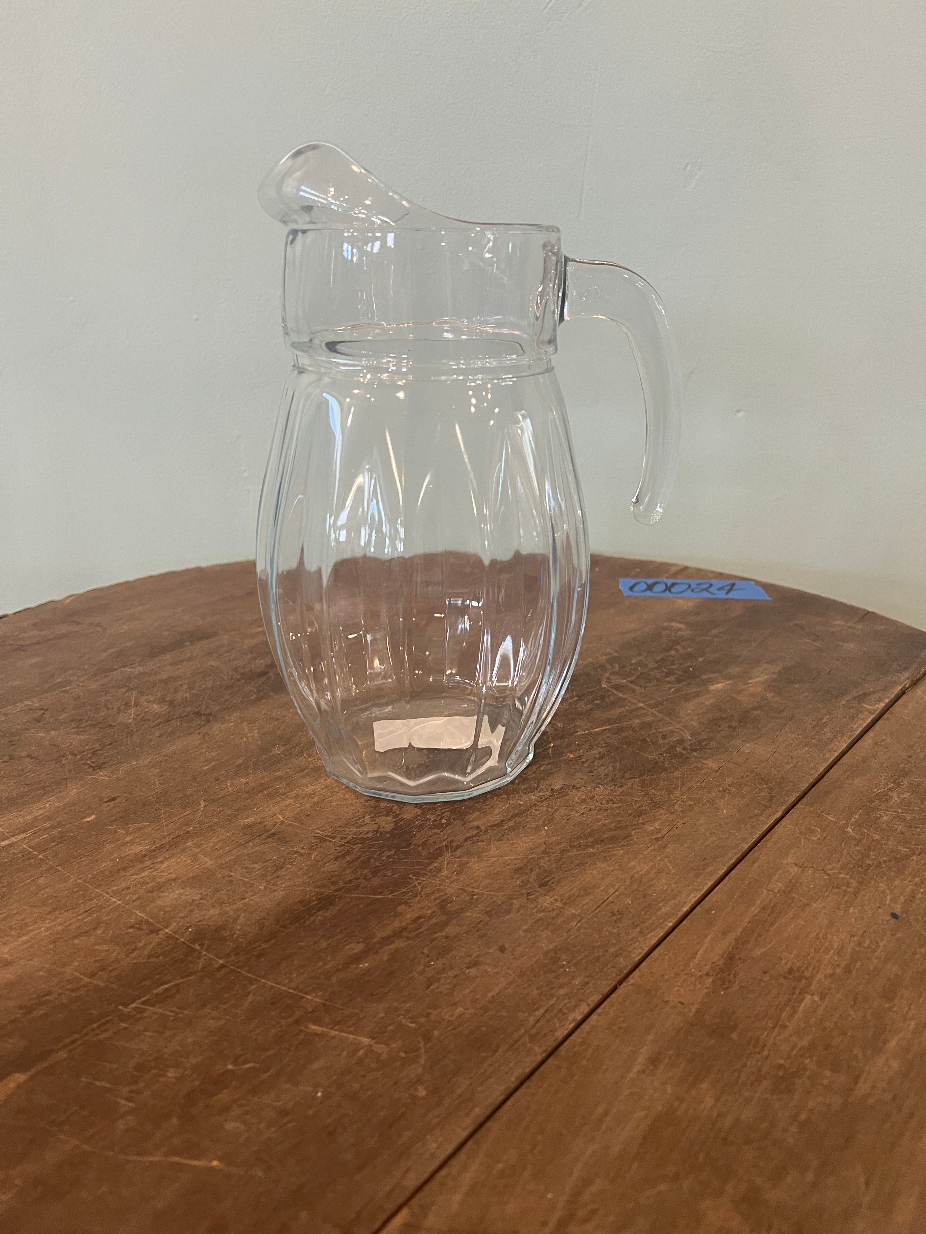 Clear Glass Pitcher