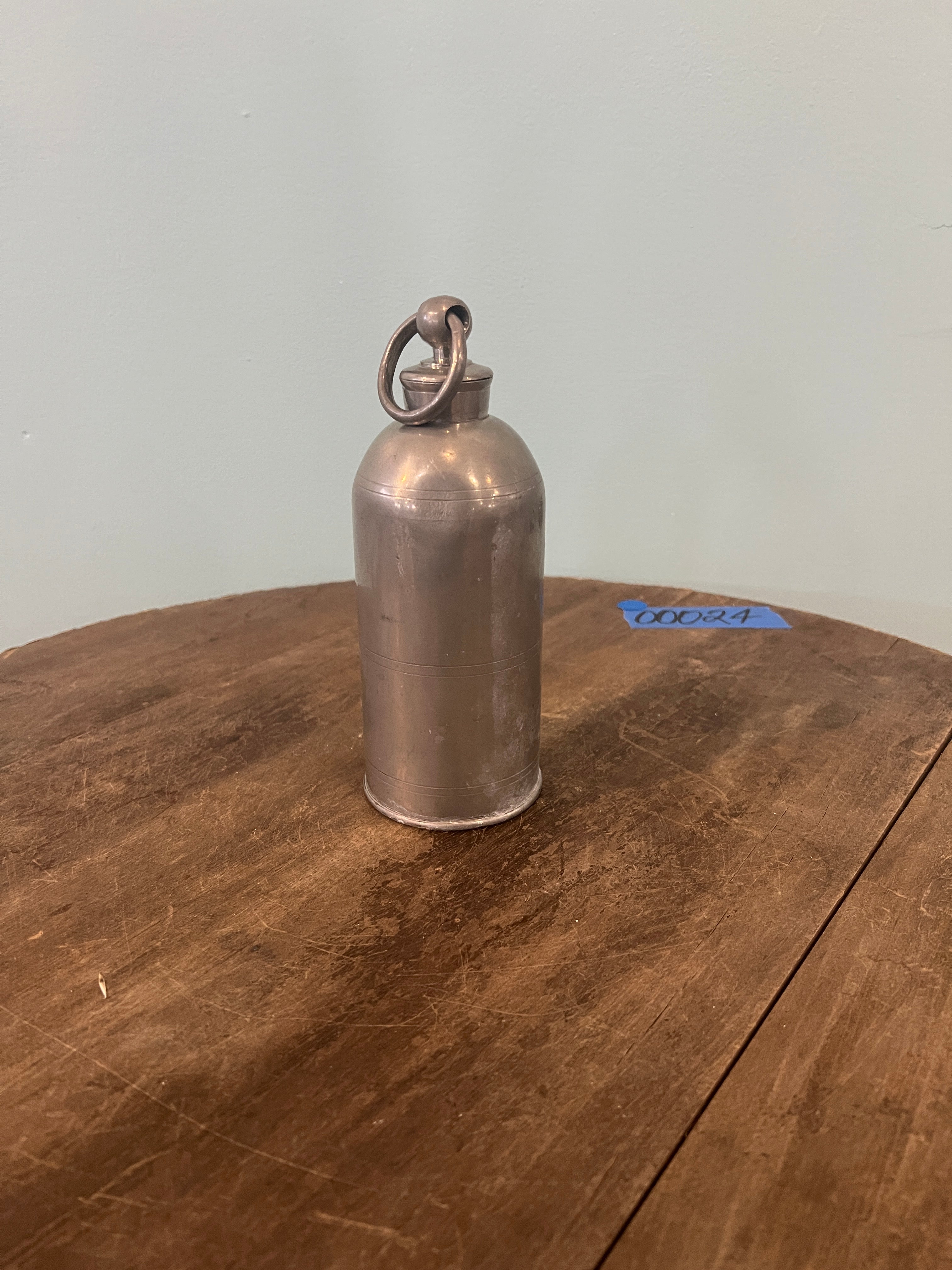 Heavy Pewter Warming Bottle