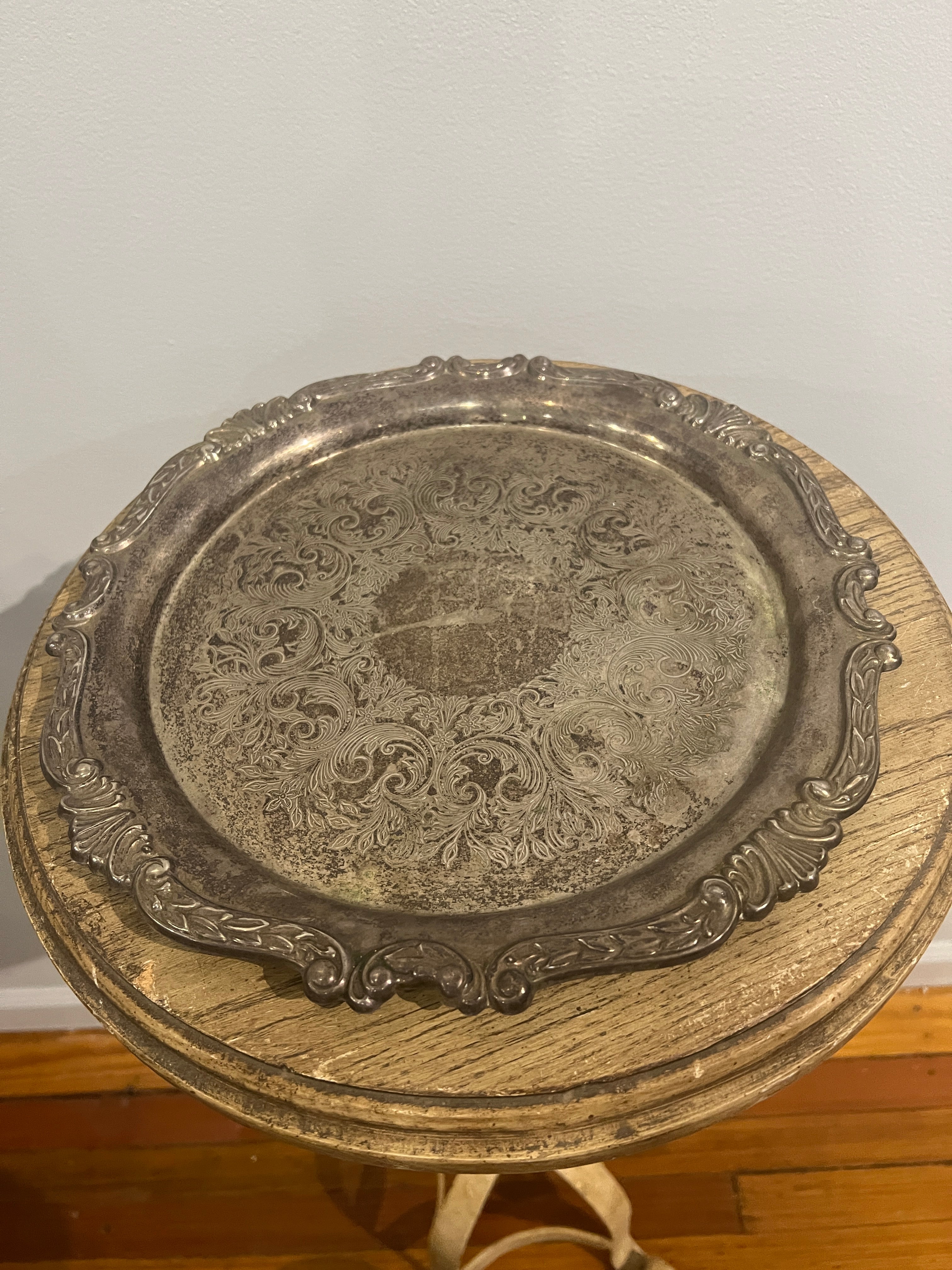 Lg Silverplate Tray