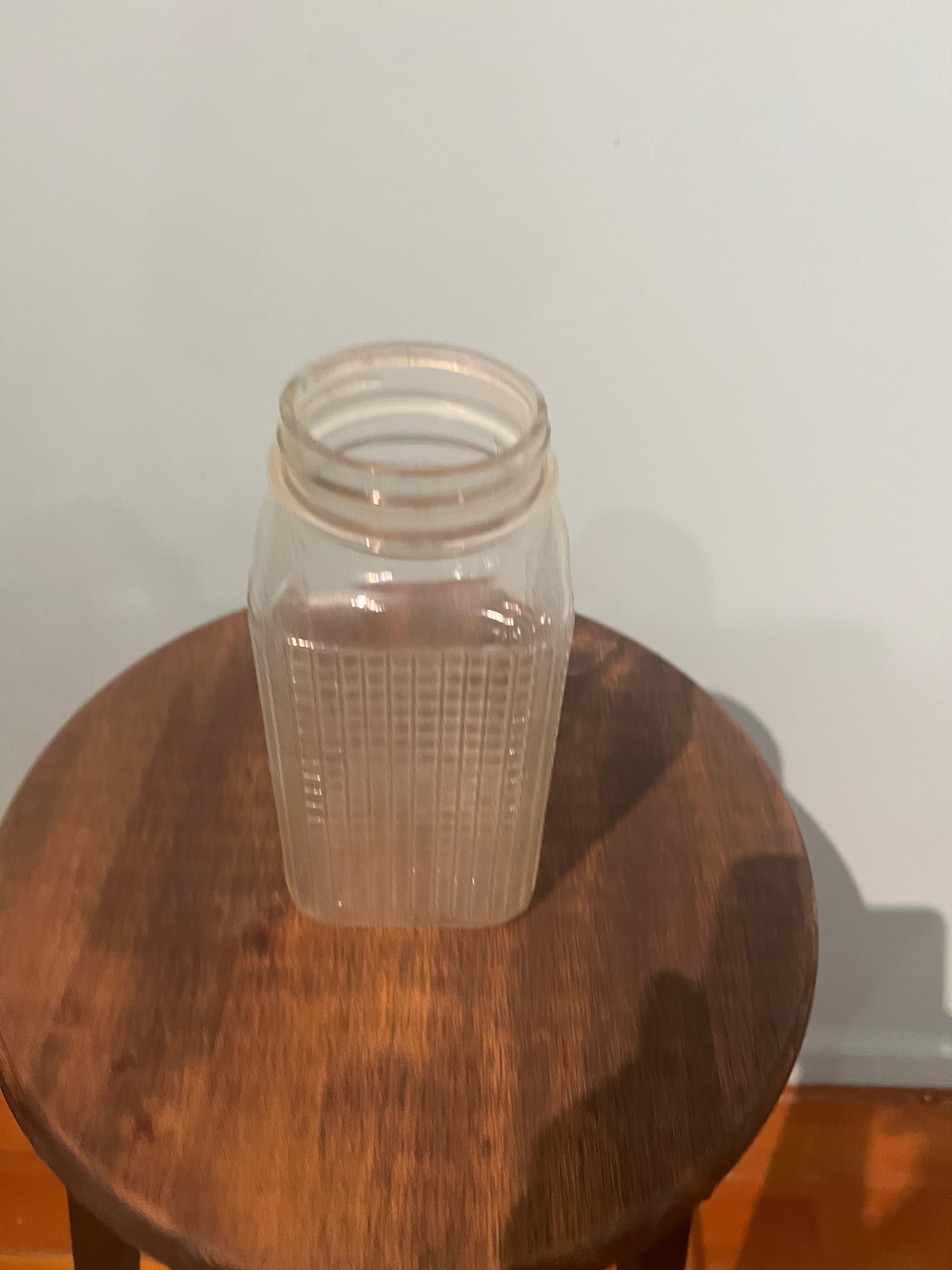 Square Glass Jar