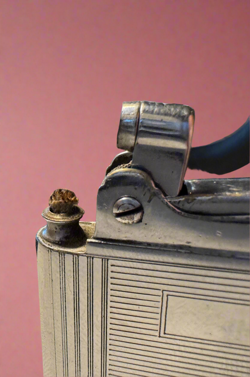 Ronson Adonis Silver Toned Lighter