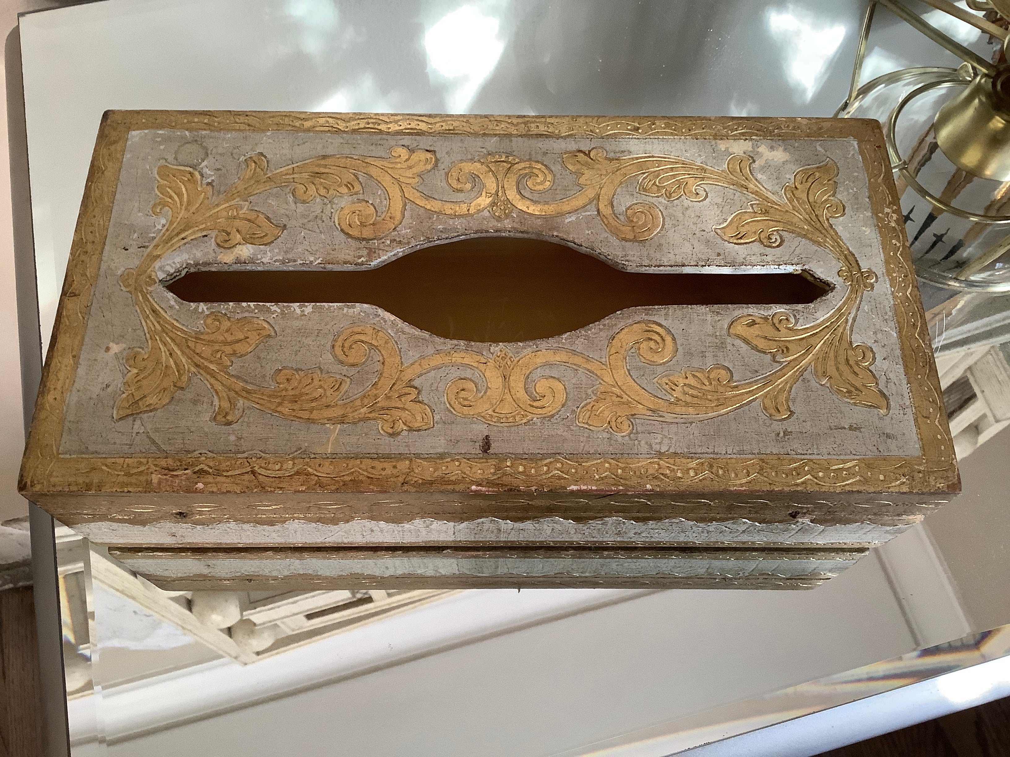 Italian tissue box