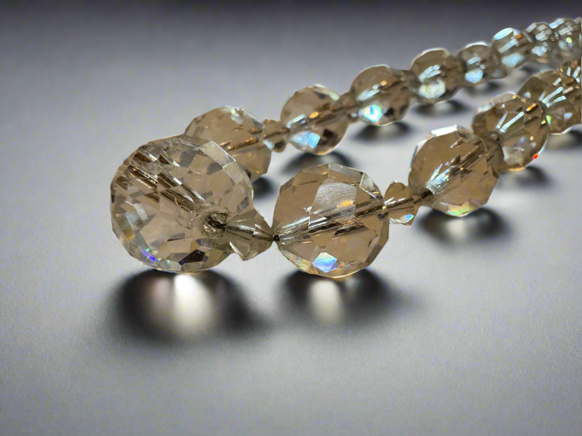 Vintage Czech Crystal Necklace