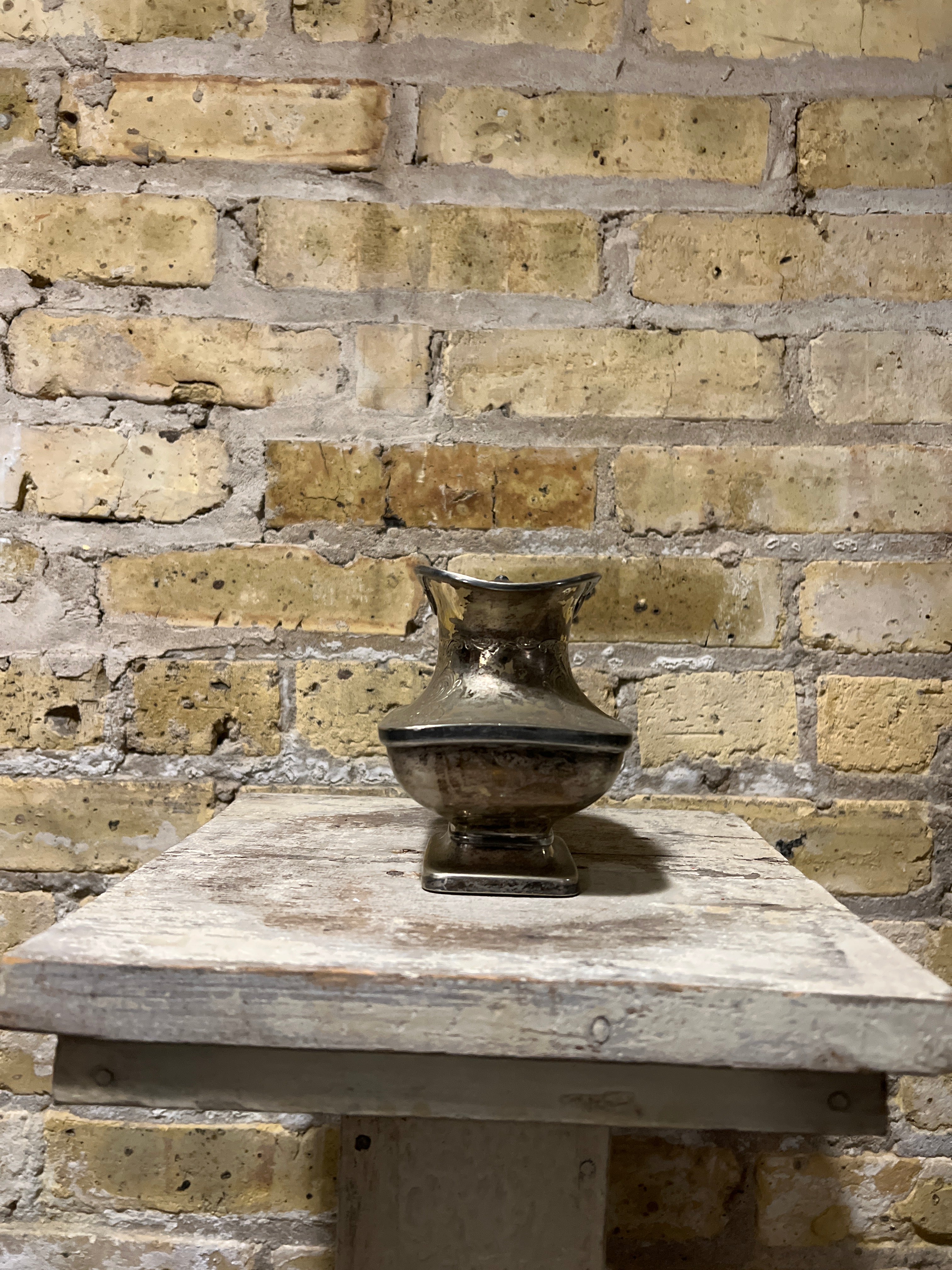 Antique Silverplate Creamer