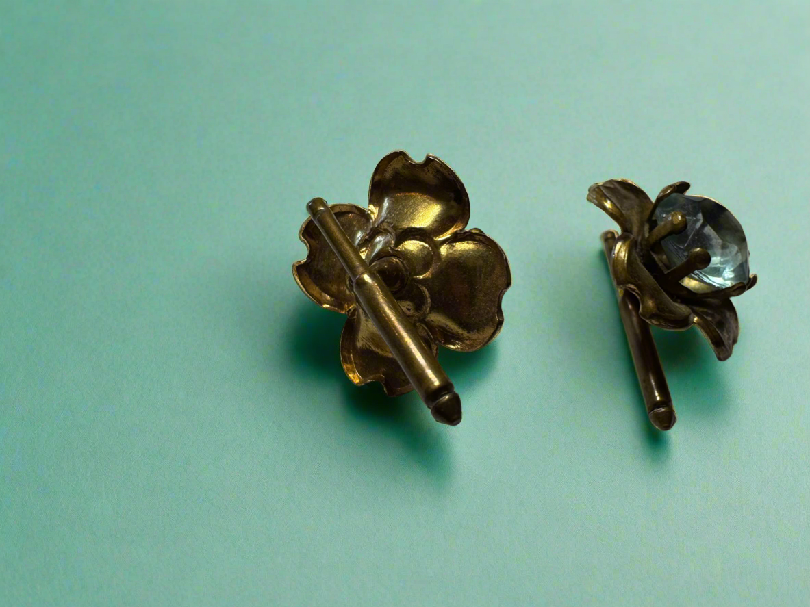 Vintage Floral Dress Clips