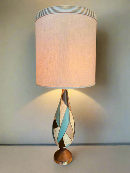 MCM Abstract Teardrop Table Lamp