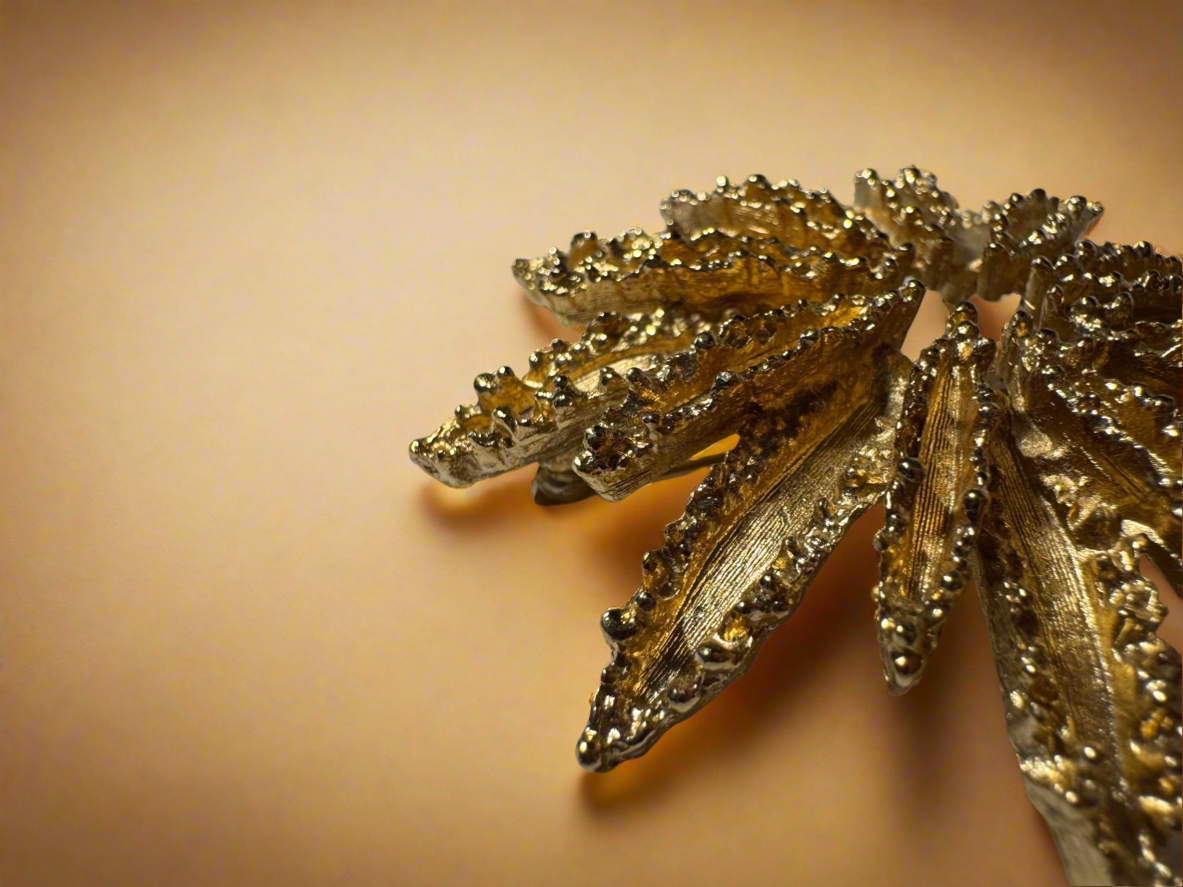 Avon Floral Burst Brooch & Earring set