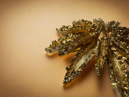 Avon Floral Burst Brooch & Earring set