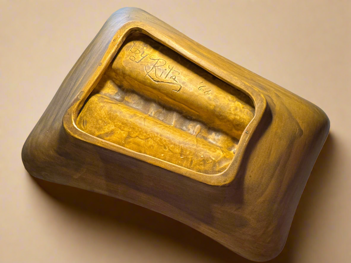 Rita's Rectangular Flared Mid Century Ashtray