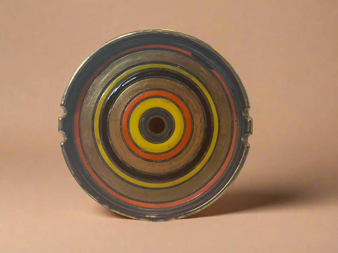 Vintage Circular Studio MCM Pottery Ashtray