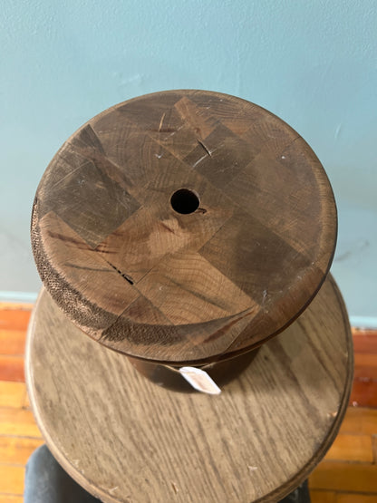 Large Wood Candle Holder