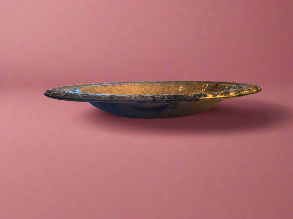 Silver Plated Embossed Serving Bowl