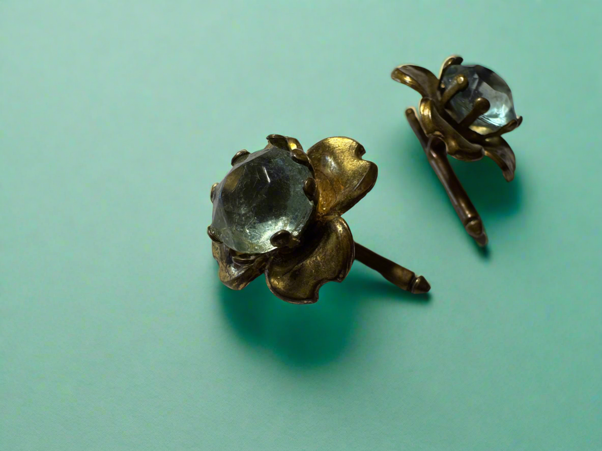 Vintage Floral Dress Clips