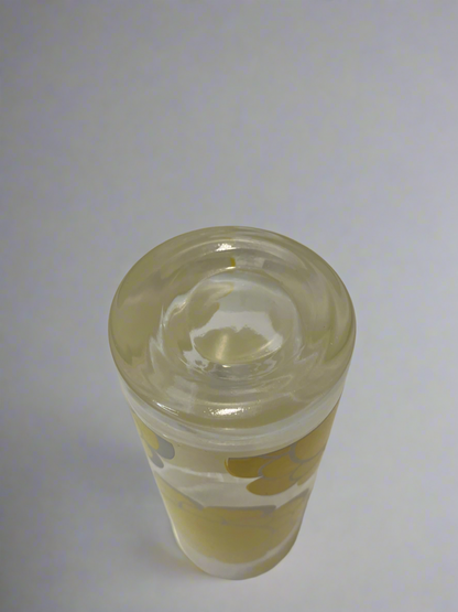 Vintage Colony 70's  Yellow Flower Glasses (Set of 4)